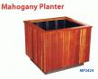 Mahogany Wood Planter